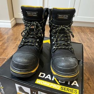 Dakota steel toe work boots 9.5